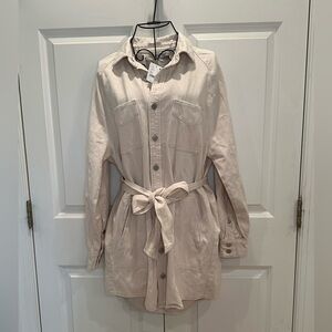 NWT Hudson Oversized Shirt Dress from Free People (size XS)